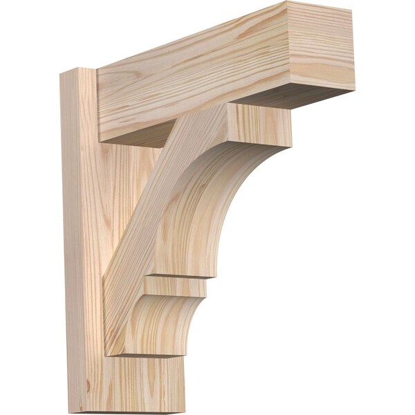 Ekena Millwork Balboa Block Smooth Outlooker, Douglas Fir, 5 1/2"W x 16"D x 16"H OUT06X16X16BOA05SDF - main